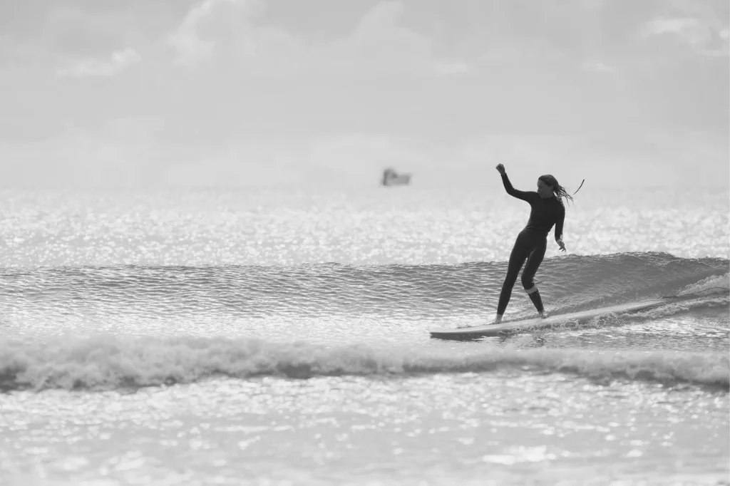 Longboard Surfing