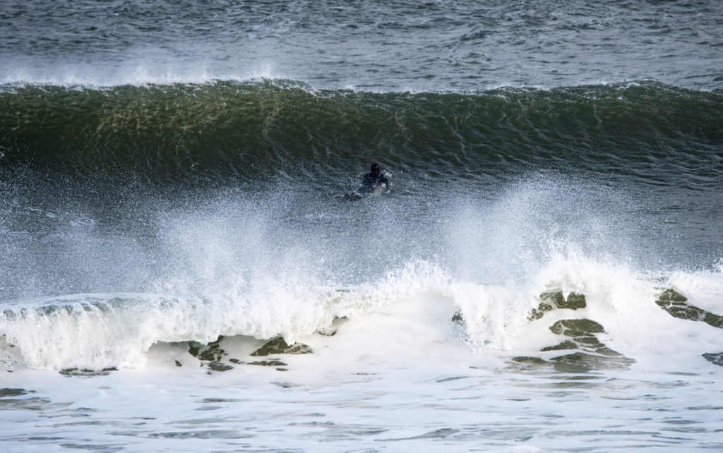 Joss Bay in Winter Surf