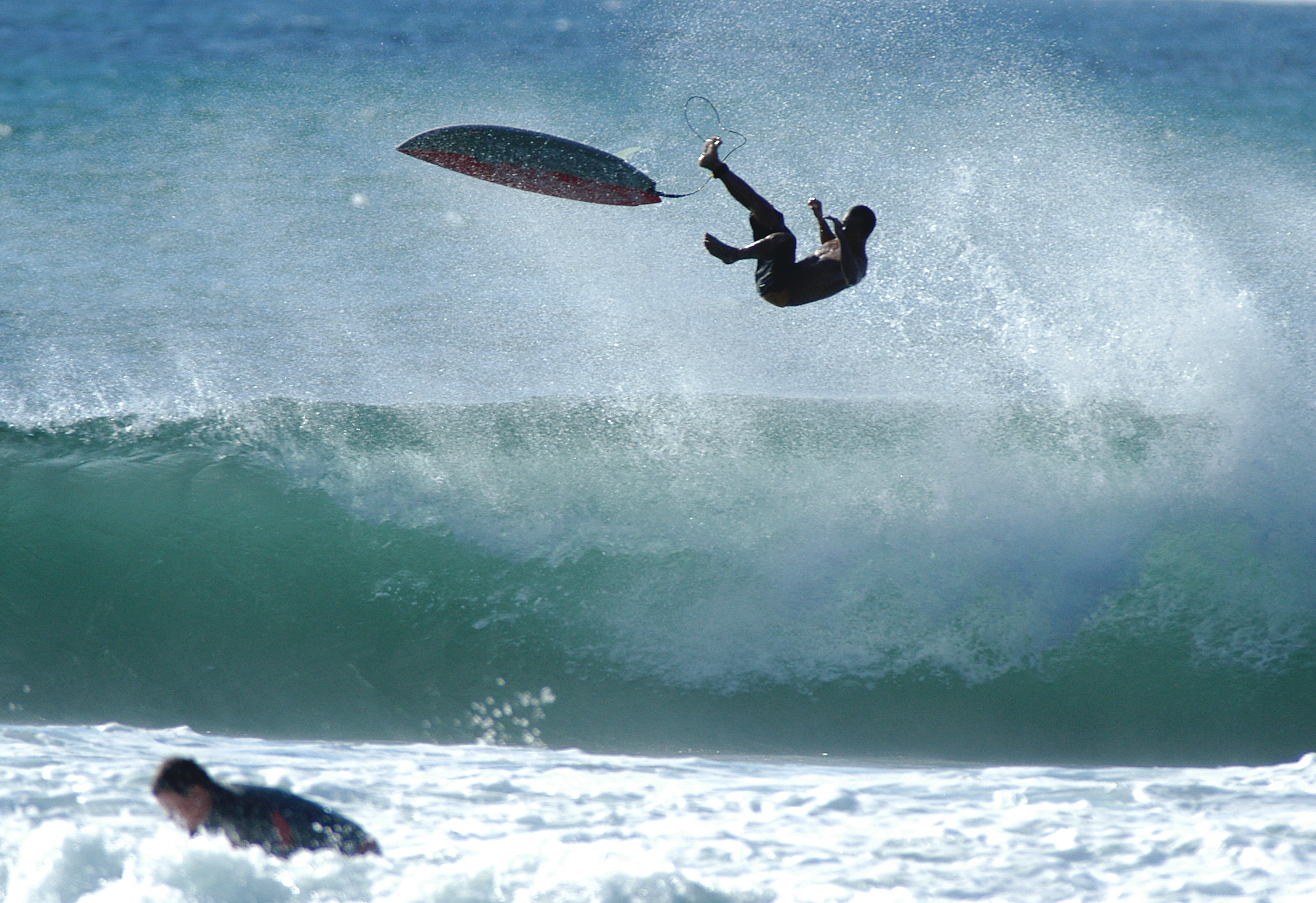 Awkward Surf Injury Fall