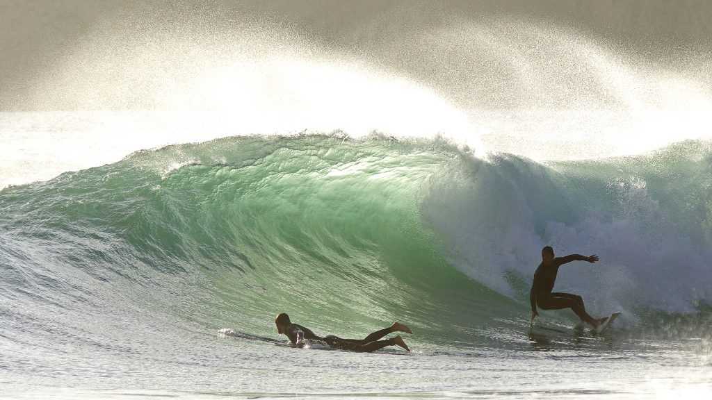 Surfing in the Algarve